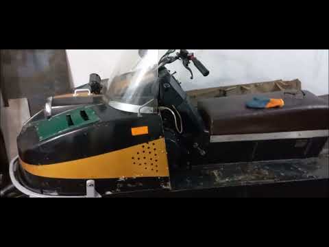 Видео: Лончин 2V80 30 на снегоход Буран не "по колхозному".