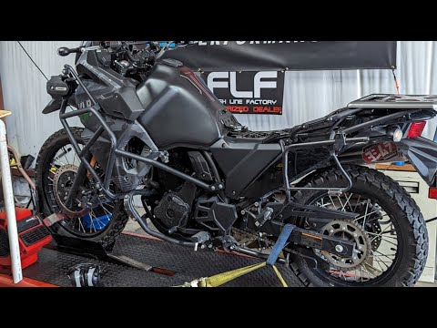 Видео: Динамический тюнинг Kawasaki KLR 650 2023 года