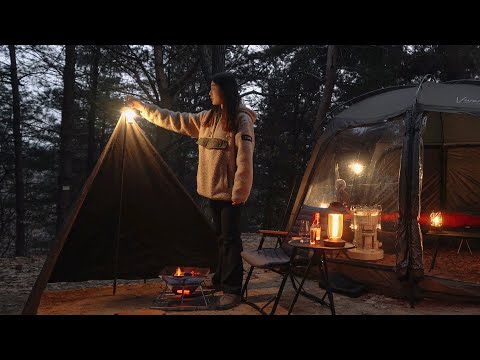 Видео: В. Что нужно для зимнего кемпинга Sub-Zero? А. ВИСКИ🥃! / Одиночный кемпинг Глубоко в темном лесу