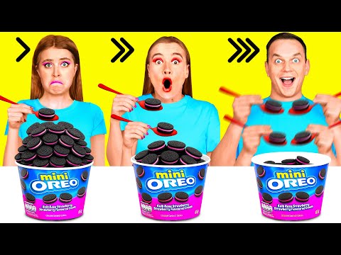 Видео: Быстрая Средняя или Медленная Скорость Еды Челлендж