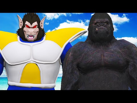 Видео: кинг конг против вегета оозару - эпическая битва