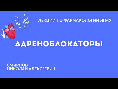 Видео: Адреноблокаторы | Медиаторная фармакология