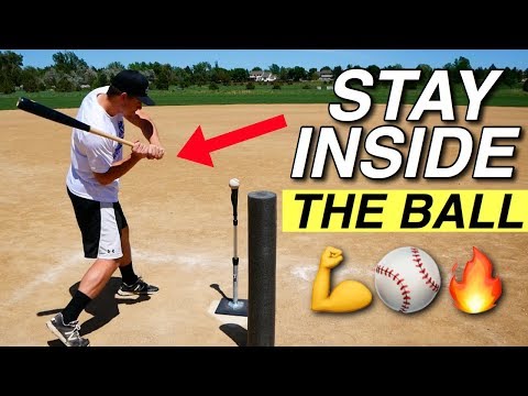 Видео: Упражнение «Оставаться внутри мяча» (упражнения на отбивание мяча в бейсболе)