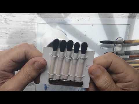Видео: 2020_Кисти для подглазурной росписи фарфора
