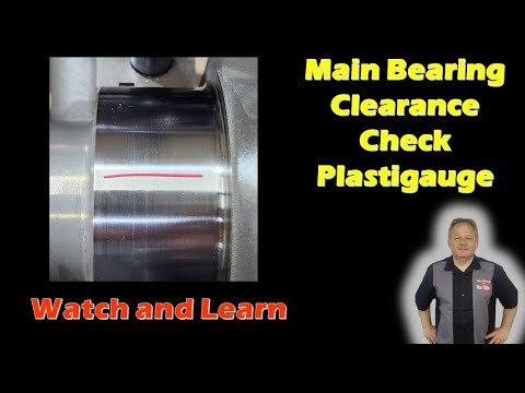 Видео: Советы по сборке двигателя: проверка зазора коренного подшипника с помощью Plastigage 440 MOPAR 5...