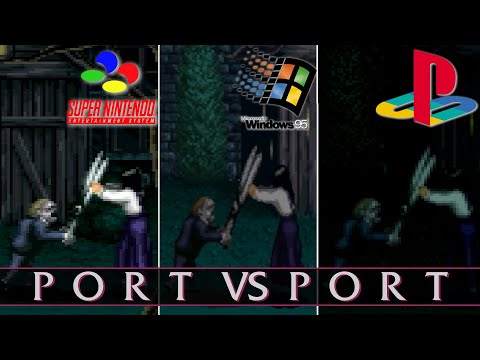 Видео: ЛУЧШИЙ порт Clock Tower?! | Сравнение SNES, PS1 и Win95 | Порт против порта