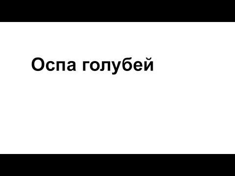 Видео: Оспа голубей