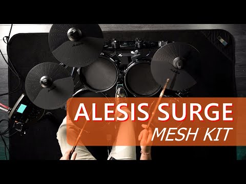 Видео: Электронная барабанная установка ALESIS SURGE Mesh Kit