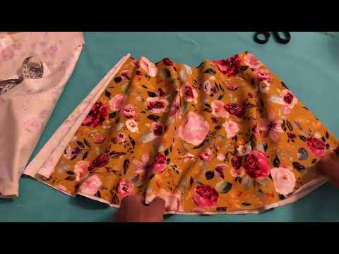 Видео: Как раскроить юбку полусолнце  на ребенка( первый способ)