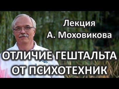 Видео: Отличие гештальт-терапии от психологических техник Лекция Александра Моховиков
