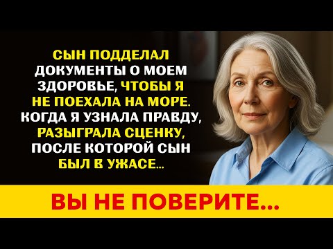 Видео: Сын подделал СПРАВКУ, чтобы я не поехала на МОРЕ. Я устроила ШОК-УРОК — и уехала отдыхать!