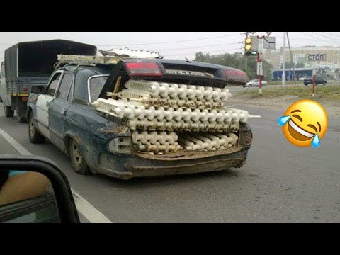 Видео: РУССКИЕ ПРИКОЛЫ про АВТО 2024 лучшие до слез угар, ржач, 30 минут смеха с дорог #6