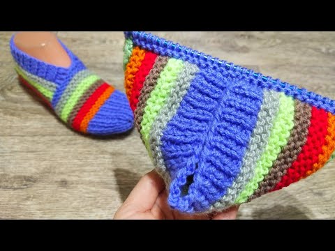 Видео: Грех не связать такие следки 🤭Из остатков пряжи 🧶 спицами ✅