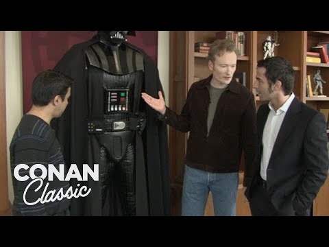 Видео: Конан и Джордан посещают Lucasfilm | Поздняя ночь с Конаном О’Брайеном