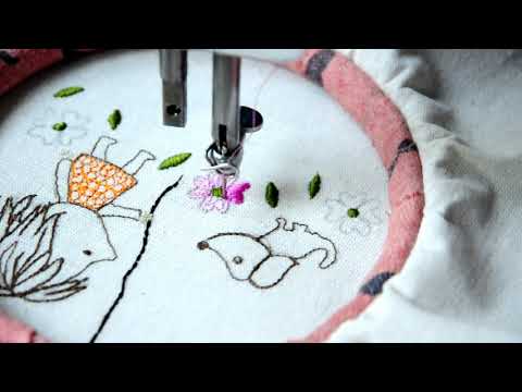 Видео: Ние с иглите. Как да бродираме на крачна шевна машина. Стъпка Четири