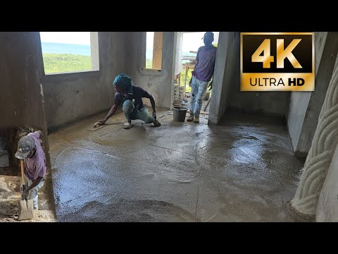 Видео: Завершить заливку пола/пришло время сделать кухонную столешницу