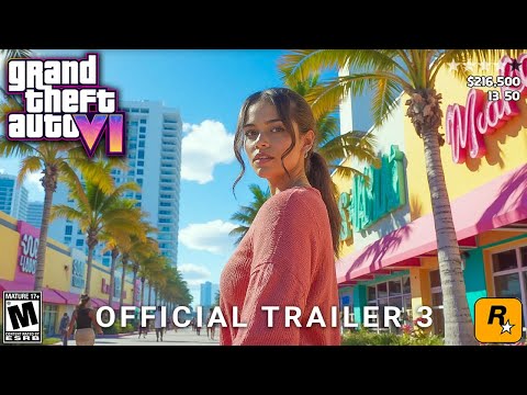 Видео: Третий трейлер GTA 6, предварительные заказы, дата выхода, игровой процесс и важные анонсы!