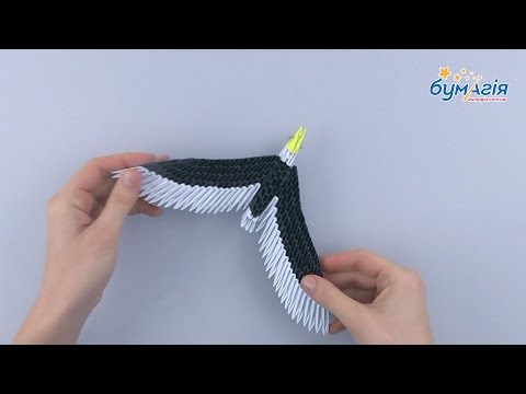 Видео: Модульное оригами 3D • Орел • OM-6079