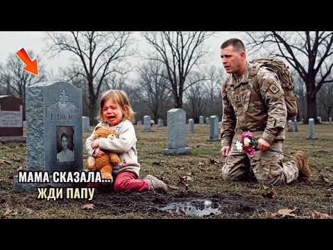 Видео: Солдат замер, увидев плачущую девочку на могиле его жены… Когда он узнал причину, он заплакал…
