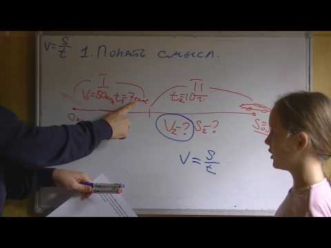 Видео: Решаем задачу на Скорость Время Расстояние 4 класс