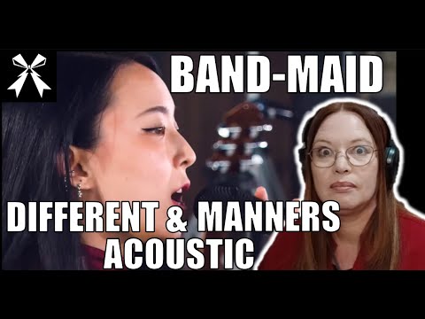 Видео: Ginger T Reacts | BAND MAID Acoustic Magic – «Different» и «Manners» Zaiko, концерт 2021