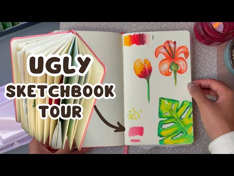 Видео: Скетчбук, который я почти не хотел вам показывать | Экскурсия по скетчбуку