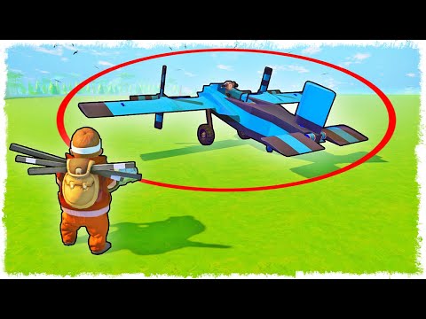 Видео: БИТВА: СТРОИМ НАСТОЯЩИЙ САМОЛЕТ В SCRAP MECHANIC!!!