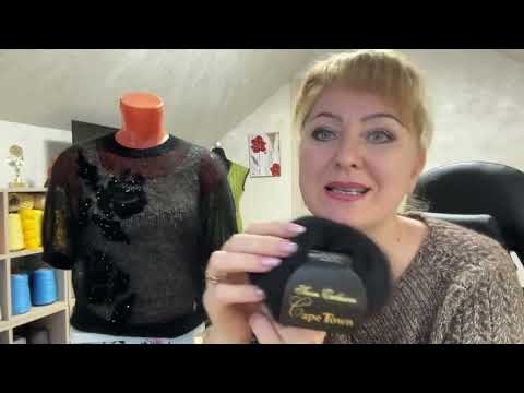 Видео: Паутинка "Черная роза"