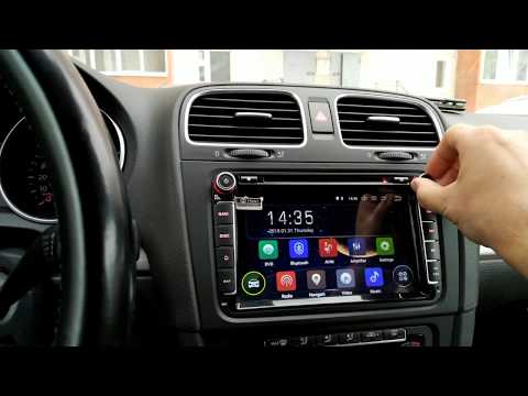 Видео: Установка головного устройства на VW Golf 6 с Aliexpress.  ISUDAR 8", Android 8,1.