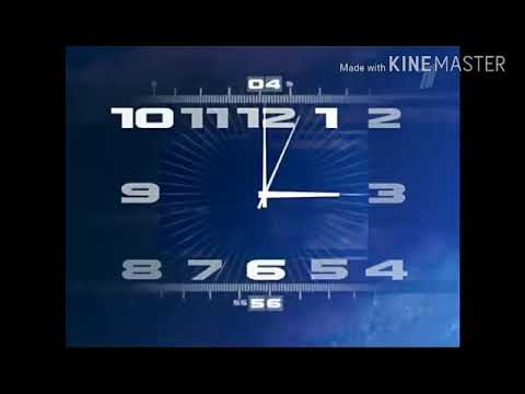 Видео: Часы Первого канала в эффектах-5