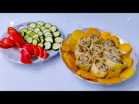 Видео: Ужин или обед на сковороде. Табада піскен кешкі немесе түскі ас.