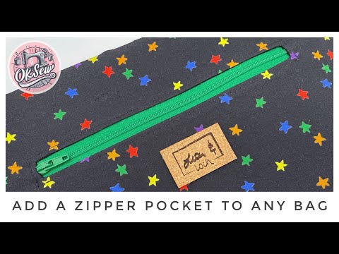 Видео: Пошаговое руководство по созданию внутреннего кармана на молнии — добавьте карманы к любой выкрой...