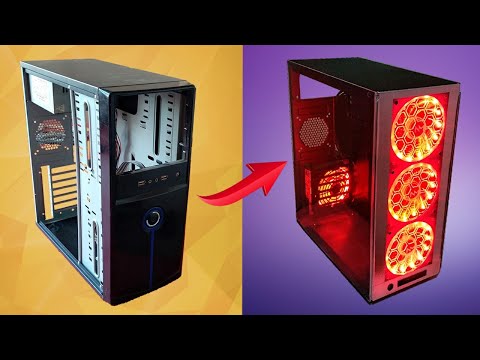 Видео: PC CASE MODDING armoRED | Моддинг кейса ПК