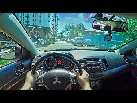 Видео: ПОКАТУЛИ НА LANCER X ПО ГОРОДУ | POV LANCER X | ЛАНСЕР ОТ ПЕРВОГО ЛИЦА |  POV Test Drive