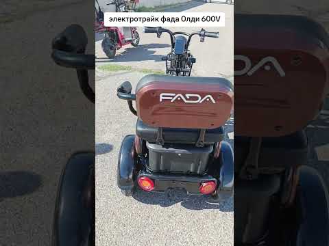 Видео: электровелосипед фада Олди 600 Вт
