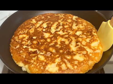 Видео: ЯБЛОКИ вкуснее, чем  пирог! Простой рецепт! Быстрая Запеканка из яблок на сковороде за минуты!