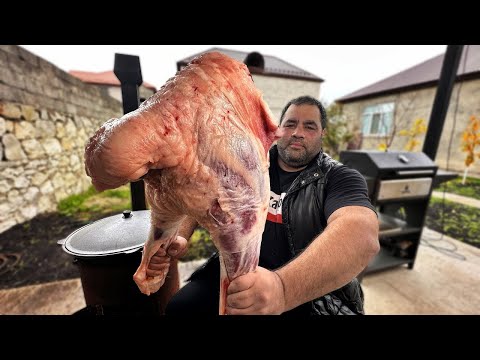 Видео: Жареный Казан-Кебаб с дымком для душевных посиделок