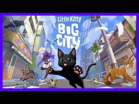 Видео: Маленькая киса в большом городе. Прохождение "Little Kitty, Big City"  #1 | Lelik_time