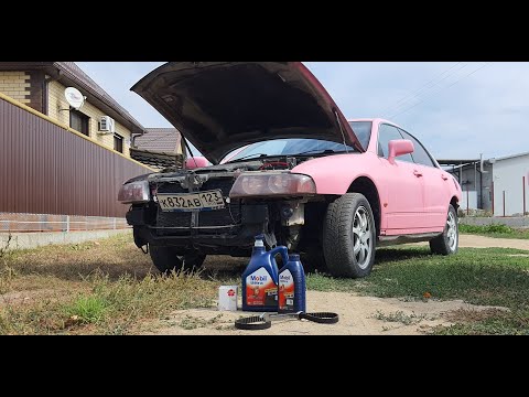 Видео: Замена масла в двигателе и масляного фильтра на Mitsubishi Diamante 2.5 V6