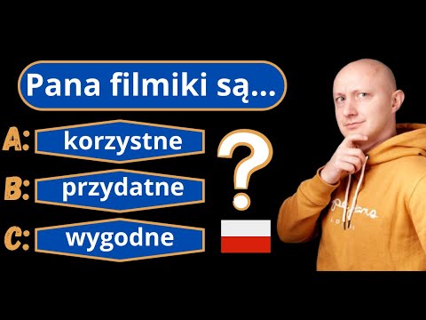 Видео: 🇵🇱 KORZYSTNY, PRZYDATNY или WYGODNY? В чем разница? Польский язык с носителем