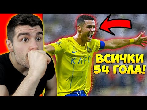 Видео: Коби реагира на Всички RONALDO ГОЛОВЕ за 2023