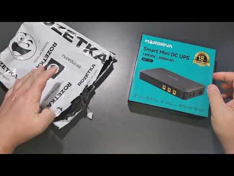 Видео: ИБП для роутера MARSRIVA KP1EC UPS для роутеров 8000 mAh 18W DC 2x5V/9V/2x12V2.5A (KP1EC_MARSRIVA)