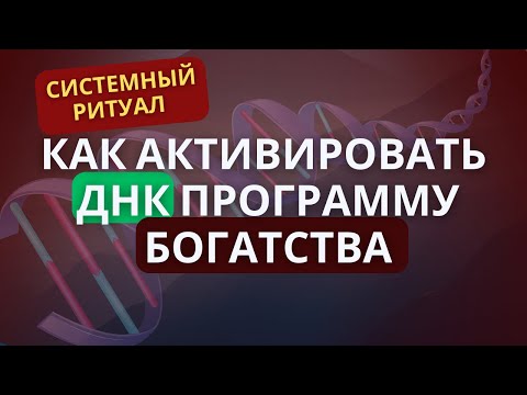 Видео: Как активировать  программы денег и богатства