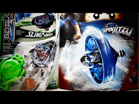 Видео: ЭПИК БИТВА! Волчок BeyBlade Слингшок VS Lego NinjaGo мастер Спинджицу