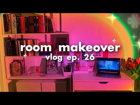 Видео: vlog ep. 26 : разбираю и переделываю полку с kpop коллекцией 🧺🌷 pinterest room makeover