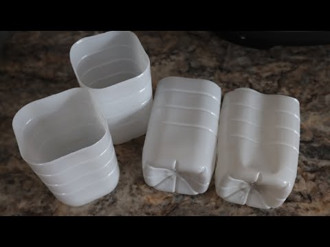 Видео: Зачем я собираю бутылочки из-под молока. Покажу, какой декор я из них делаю