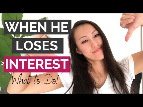 Видео: Когда он теряет к вам интерес — ВОТ ЧТО ДЕЛАТЬ!