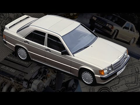 Видео: Mercedes-Benz 190E 2.3-16 • ЗЛОЙ маленький BENZ 80-х • ИСТОРИЯ быстрого автомобиля ВОСЬМИДЕСЯТЫХ