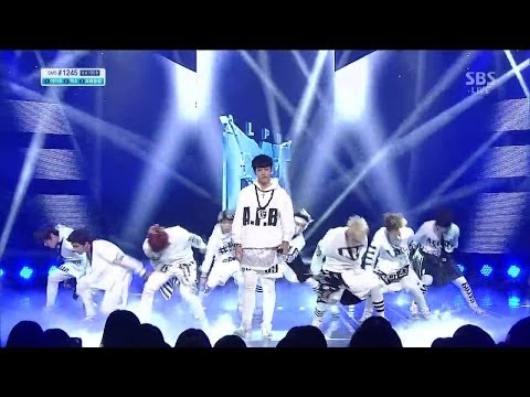 Видео: [Алфавит] - AB City @ Популярные Inkigayo 140105