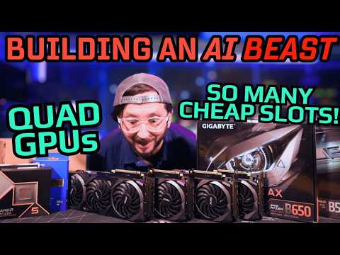 Видео: БЕЗУМНАЯ сборка локального ИИ на базе четырех графических процессоров